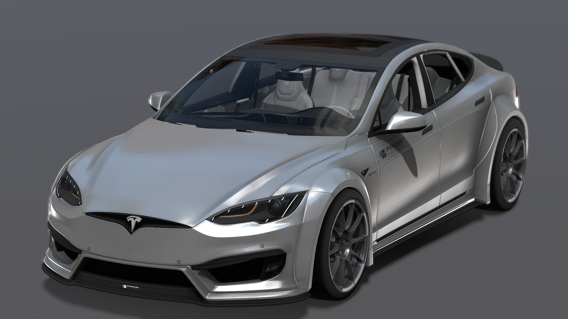 Tesla Model S Prior Design - Download Free 3D model by RPMRender ...