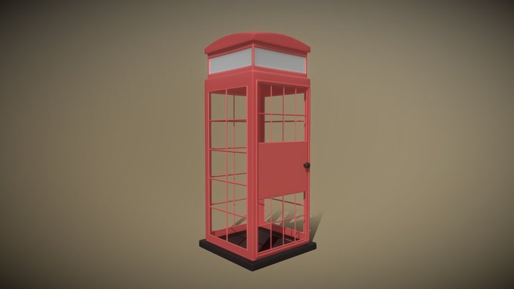 PhoneBooth 3D Model