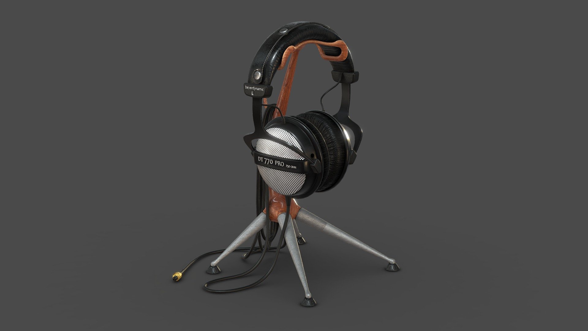 Headphone with stand