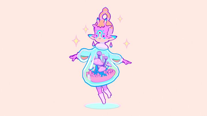 Fashion Alien 3D Model