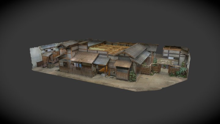 Old japanese house（龍馬の生家） 3D Model