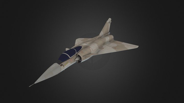 Dassault_Mirage-4000.obj 3D Model