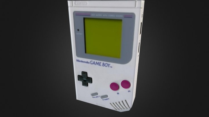 GameBoy 3D Model