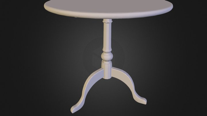 table_tiltop03.obj 3D Model