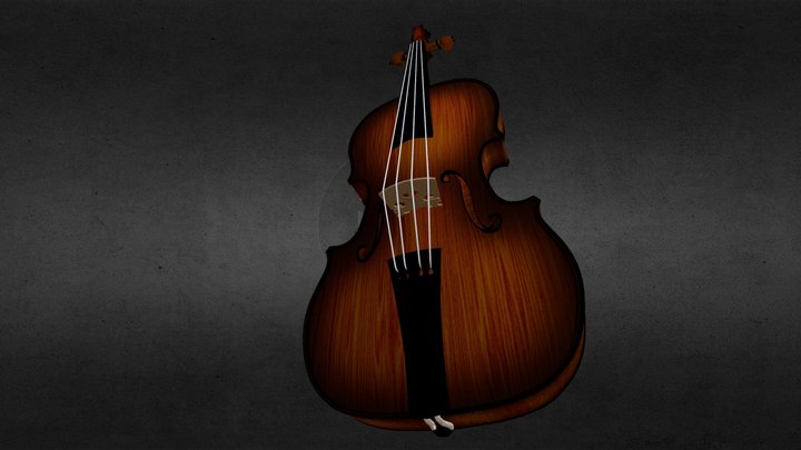 Violin 01 3D Model
