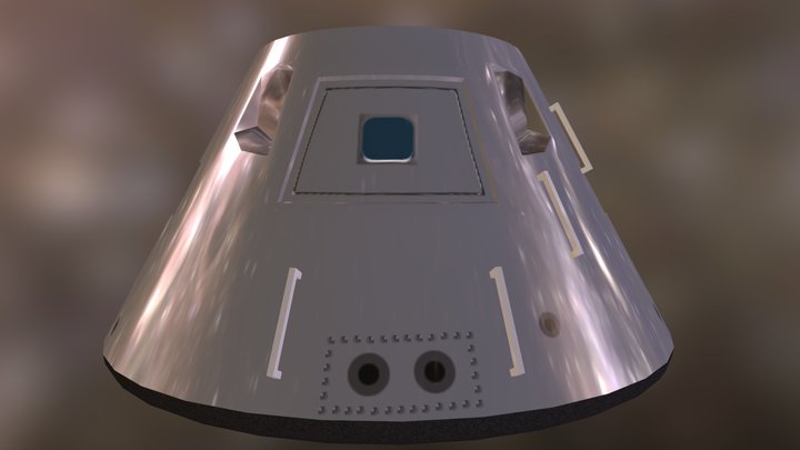 Apollo Command Module 3D Model