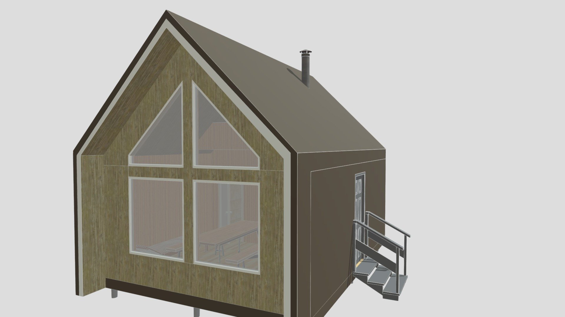 Sip panel sauna barnhouse 40 sq.m - 3D model by Yurii Mikhailiuk ...