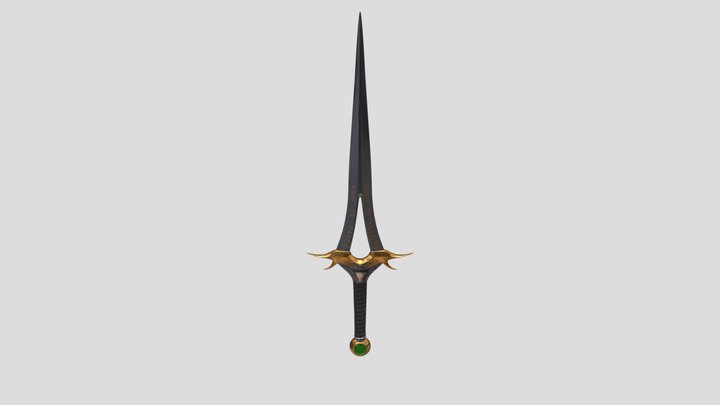 Fantasy Sword (Free) 3D Model