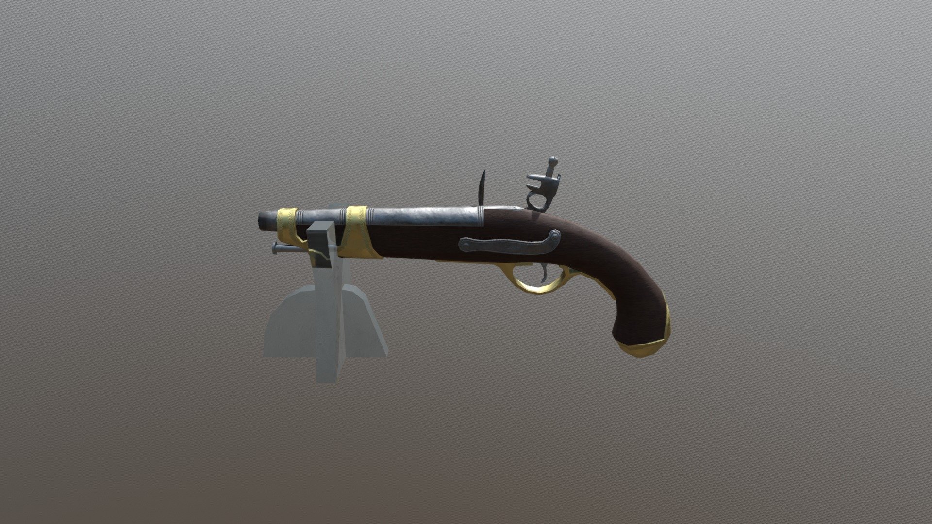 Flintlock - 3D model by benalcala [5001269] - Sketchfab