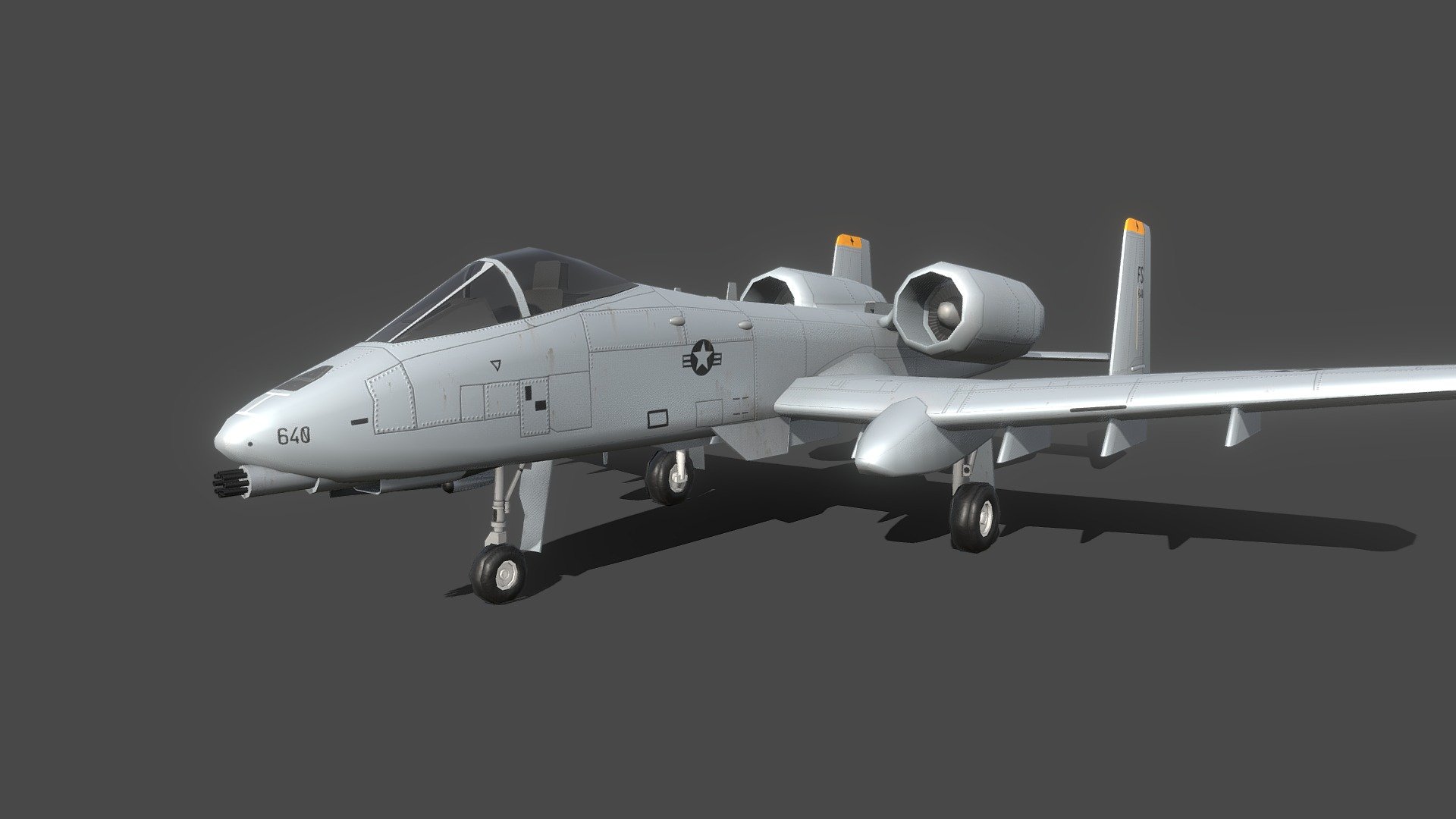 A10 Thunderbolt Buy Royalty Free 3d Model By Sengchor 5001399 Sketchfab Store 1160