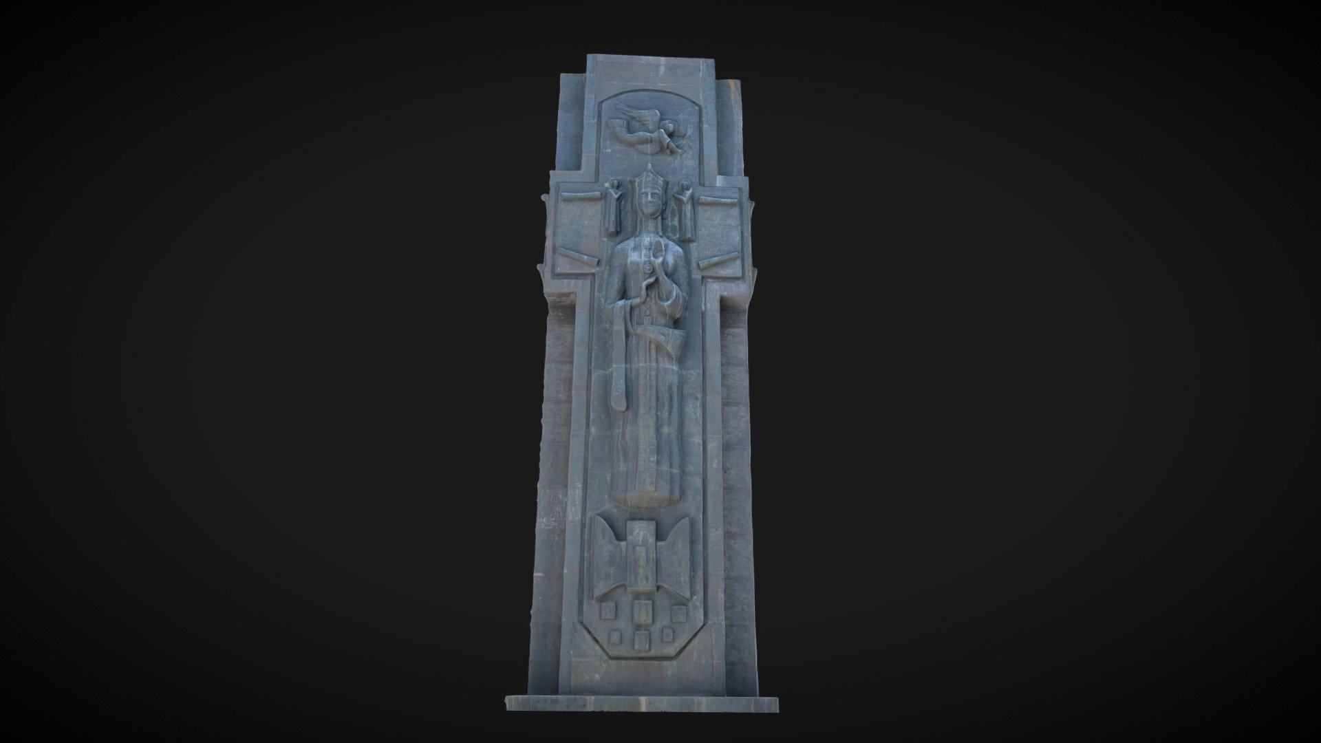 Saint Nino - Chronicles of Georgia Monument - 3D model by Nik (@nikska ...