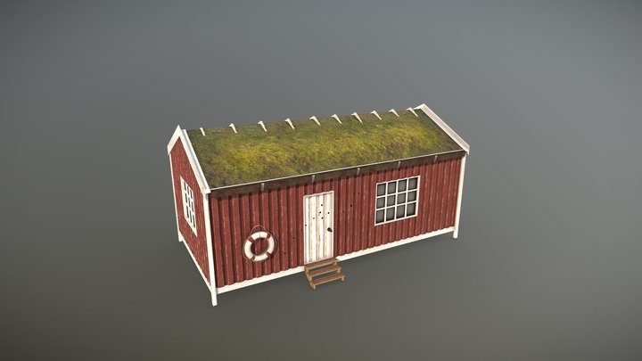 Norwegian Hut 3D Model