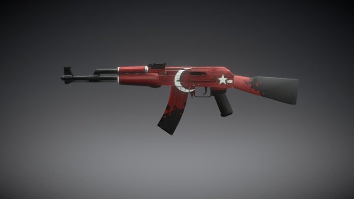 [BLACKSHOT] AK47 TR 3D Model