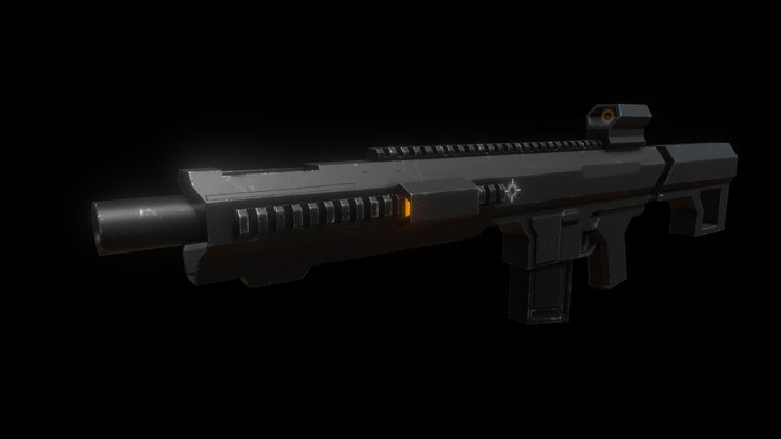 Dark Syndicate Assault Rifle – Free 3D Model STL