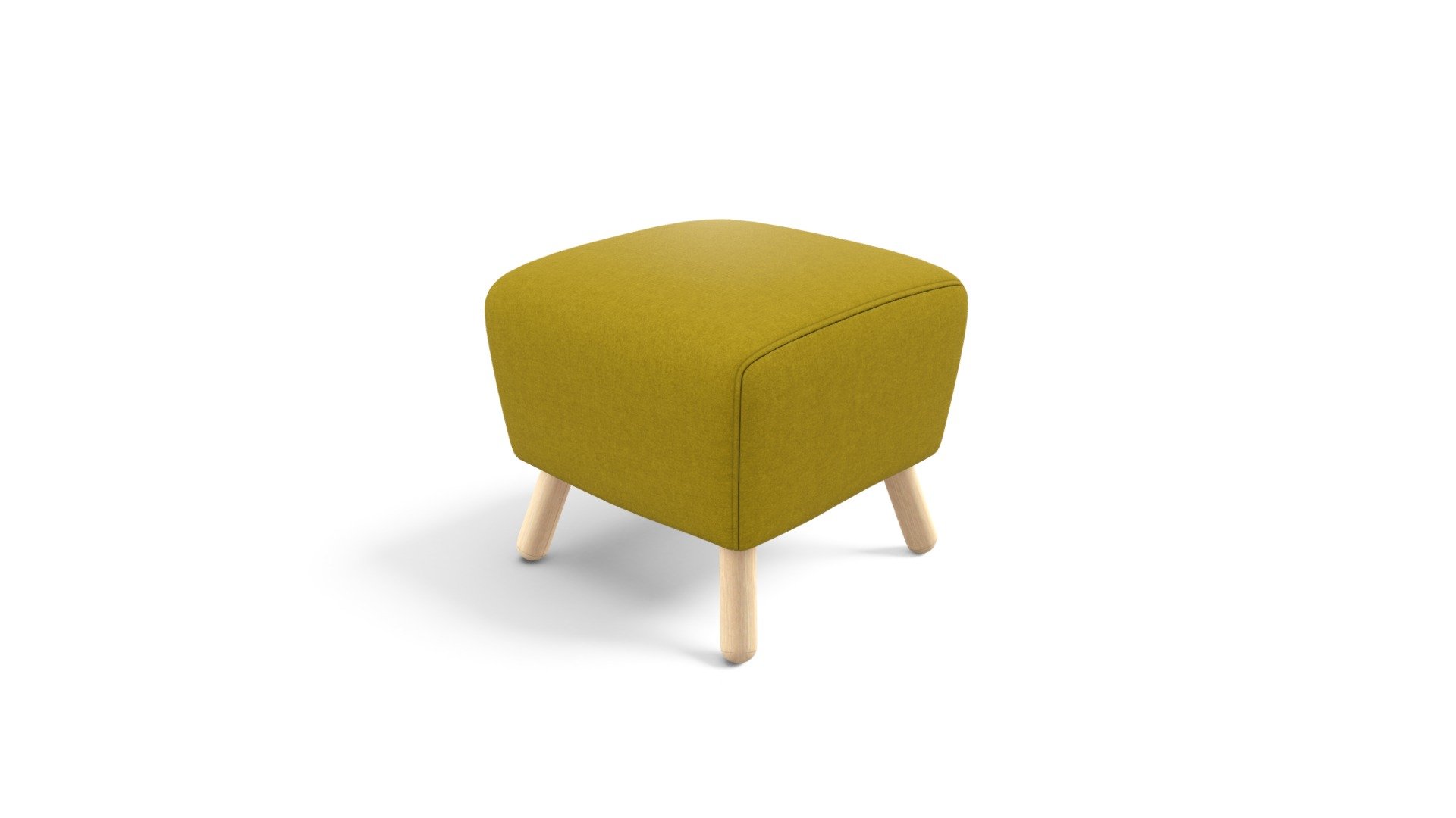 Rubens Footstool, Light Moss Green