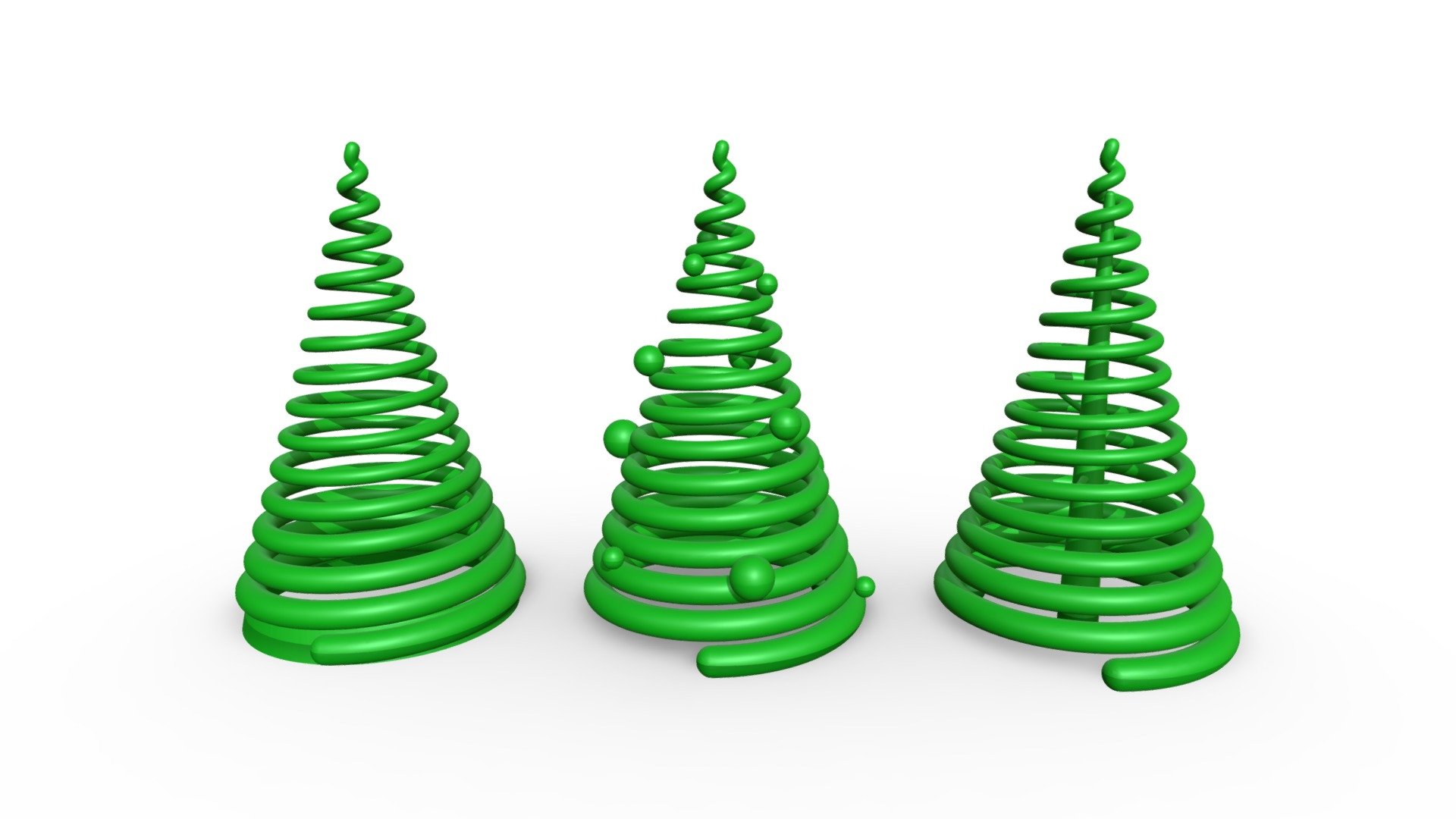 Christmas trees - Buy Royalty Free 3D model by KamranV [5005b07 ...