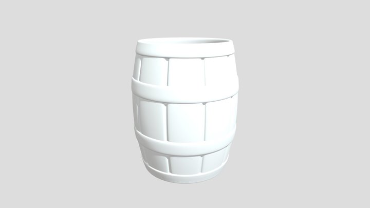donkey kong barrel model 3D Model