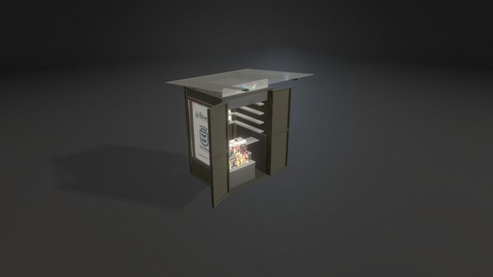 Kiosco Modulo A v2 3D Model
