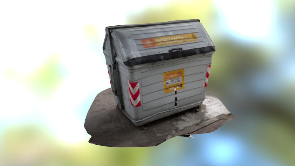 Garbage Container with texture