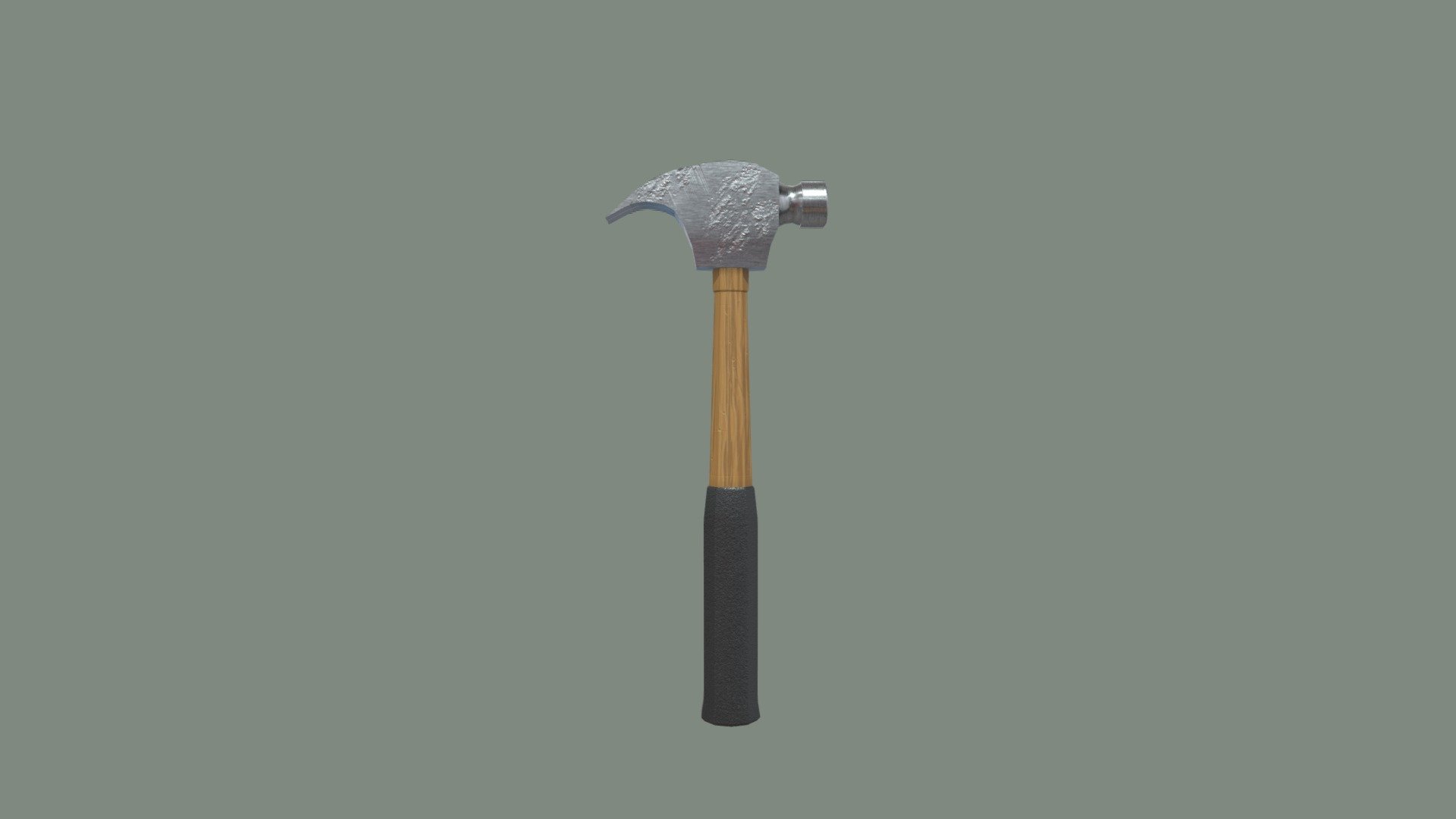 Simple Painted Hammer - Download Free 3D model by planarstairway ...