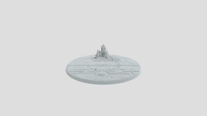 Crystal Circuit Platform 3D Model