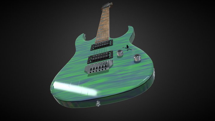 Guitar Ibanez GIO 3D Model