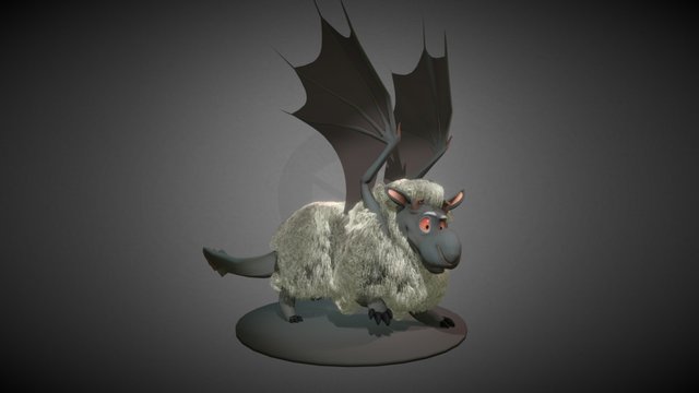 really just a sheep 3D Model