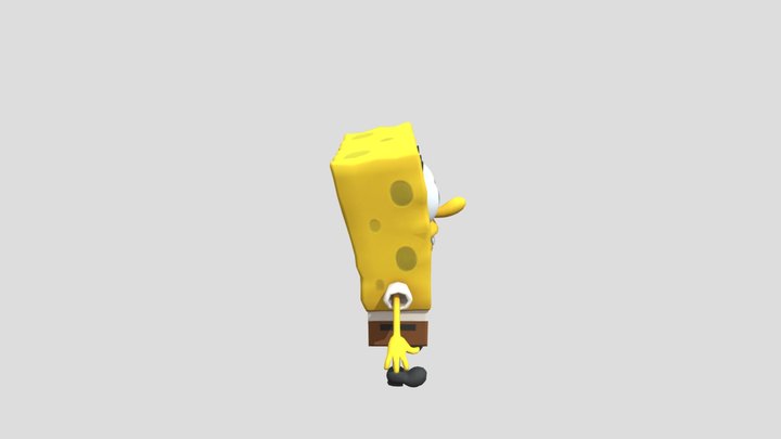 Spongebob Rig 3D Model