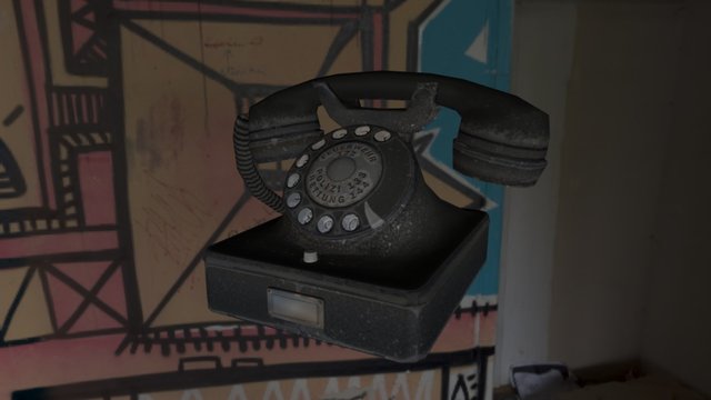 germany old Telephone 3D Model