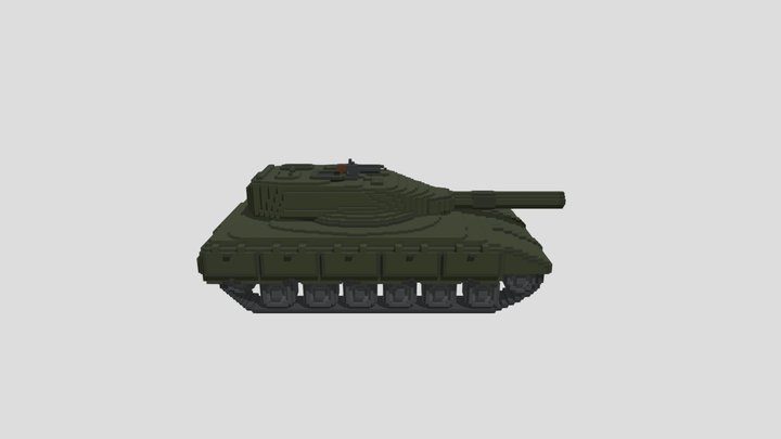 Panzer voxel 3D Model