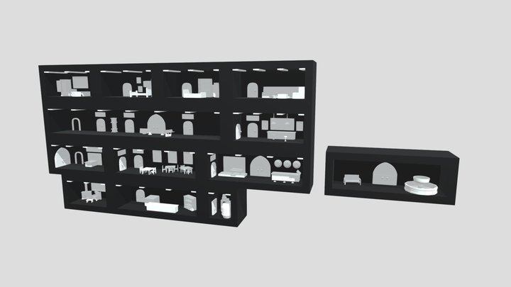FoxDenHotel level 2 layout 3D Model