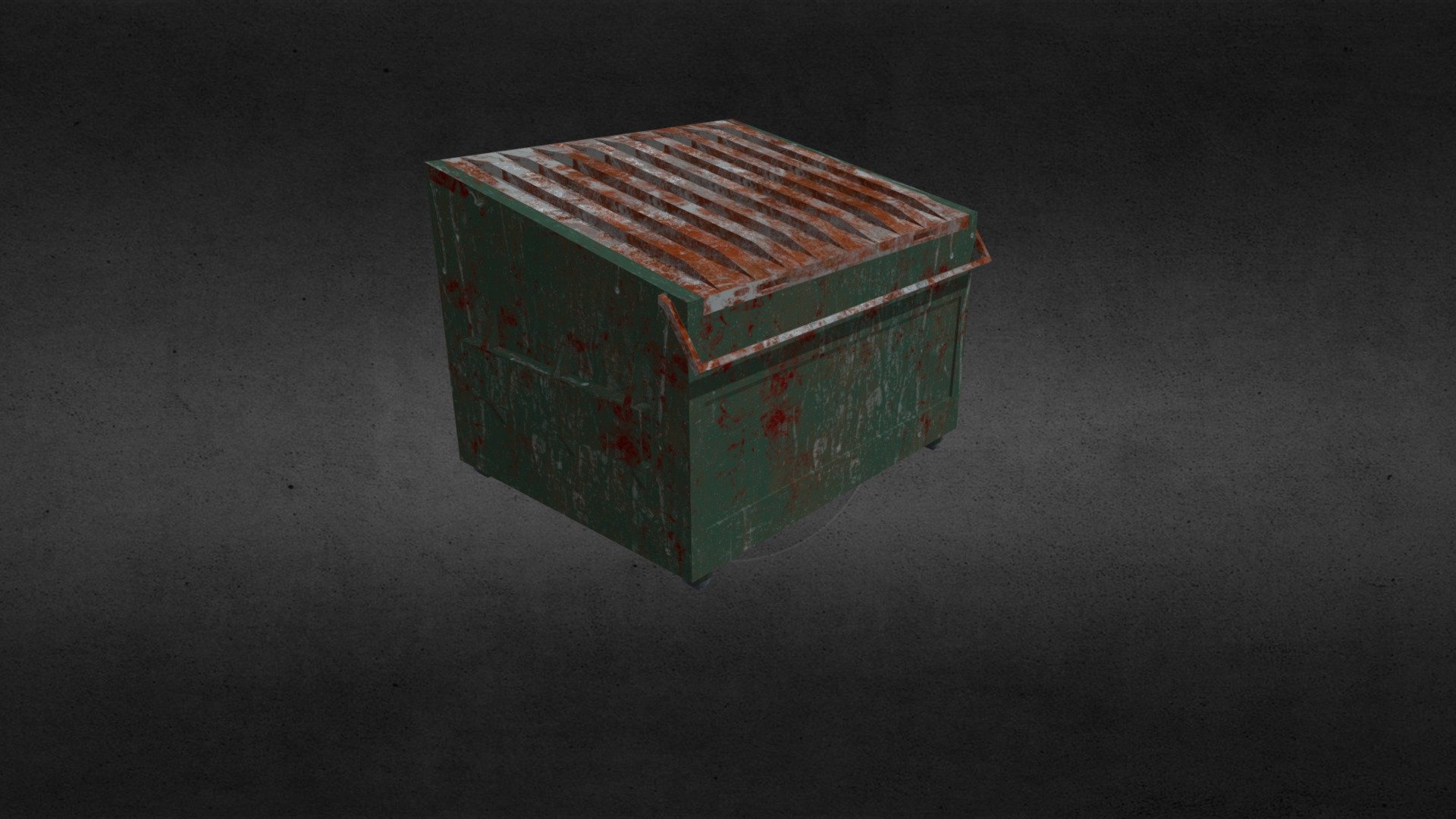 Rusty Trash Box - Download Free 3D model by Reinaw13 [500d868] - Sketchfab