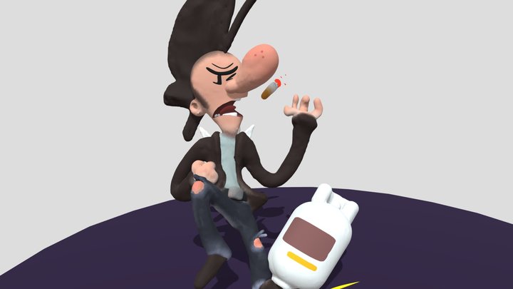 Jesse of Mustache_Kirby 3D Model