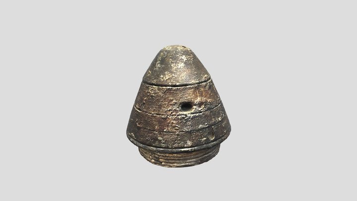 WW1 18lb howitzer bomb timer fuse July 1918 3D Model