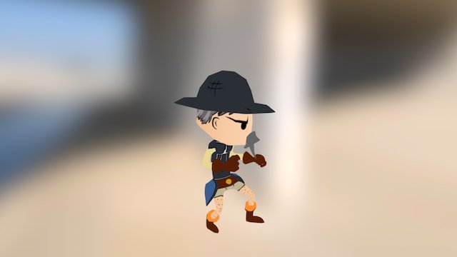 Quijote Attack 3D Model