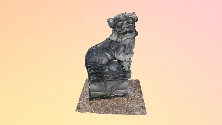 Chinese statue 3D Model