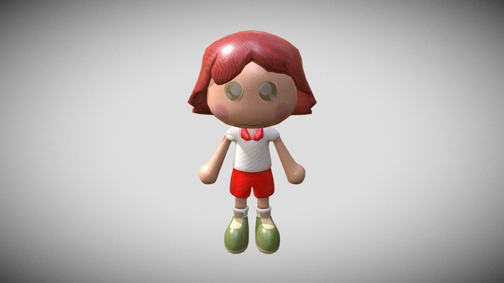 Girl_Sketchfab 3D Model