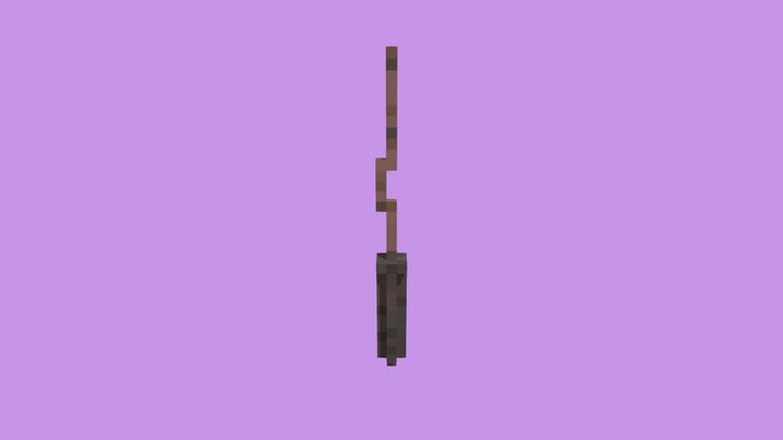 Wooden Wand 3D Model
