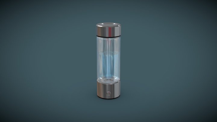 Hydrogen- Rich Water Cup 3D 3D Model
