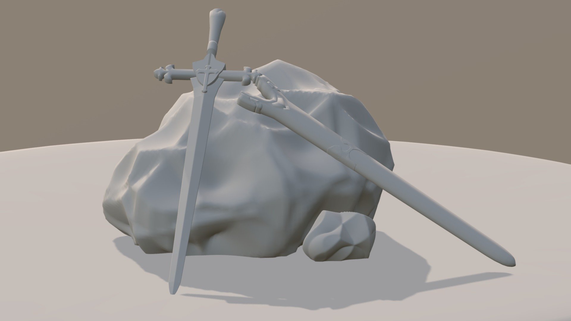 Sword - Balmung - 3D model by AlexsandroAK [50110b4] - Sketchfab