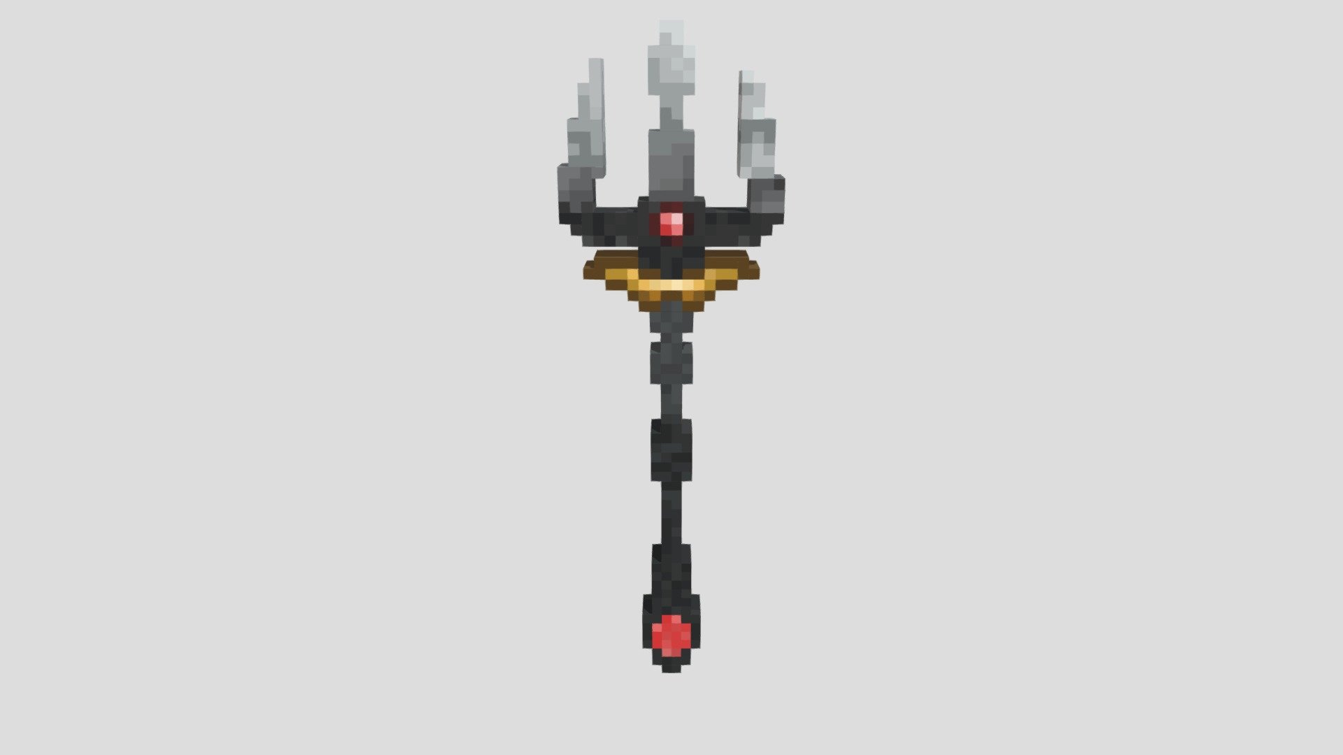 Minecraft Trident - 3D model by Jackthefounder [5013885] - Sketchfab