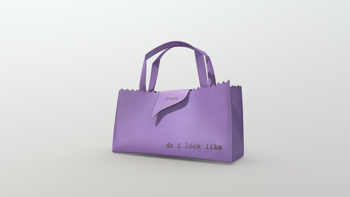 Regenesi - Fruit Bag Shorty VIOLA Manico Corto 3D Model