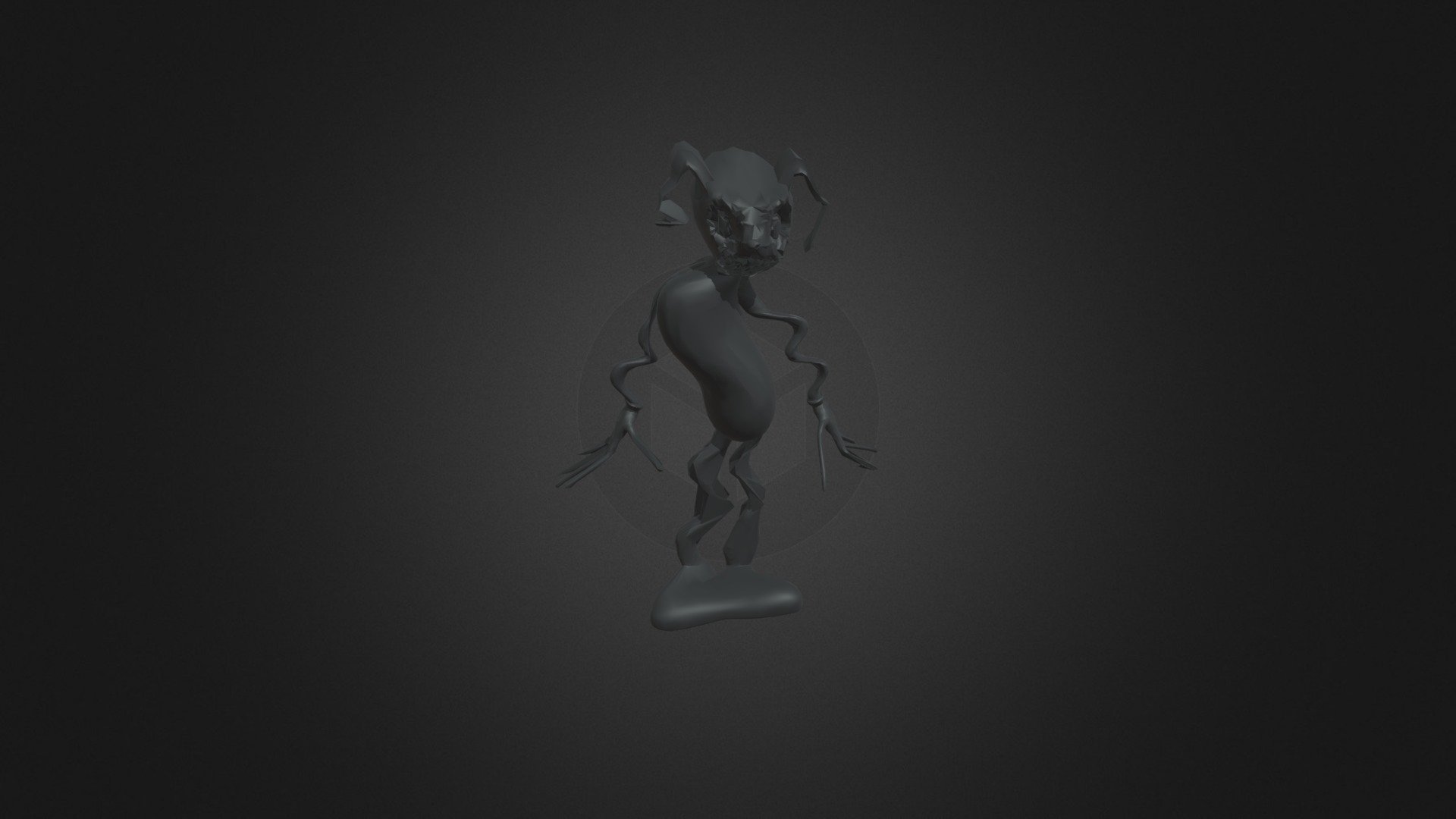 Cartoon Dog But He's Broken — Sketchfab embed 3D viewer