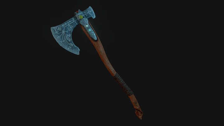 Leviathan Axe - God of War 3D Model