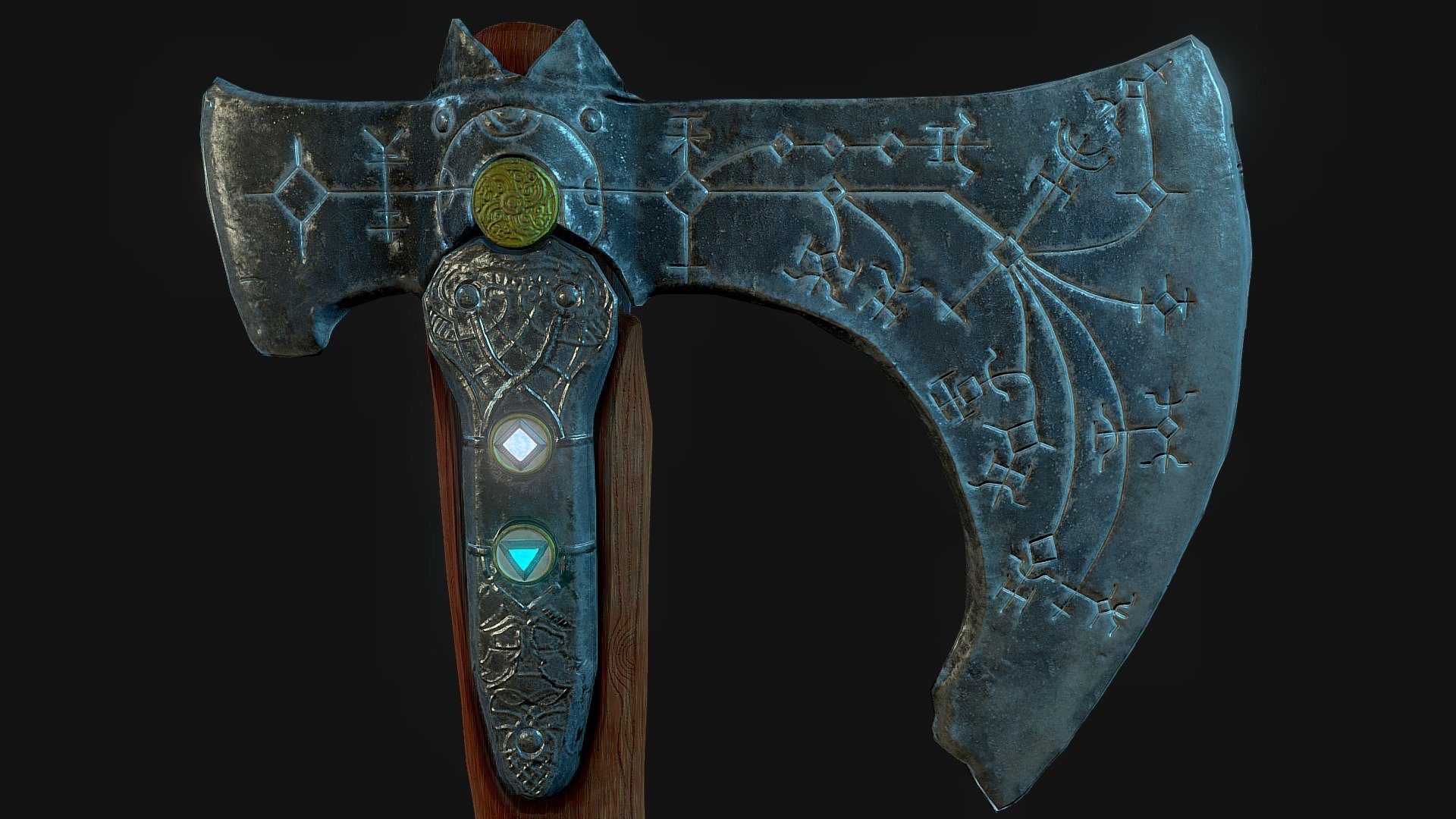 Leviathan Axe God of War Download Free 3D model by DeLeon (dele0n