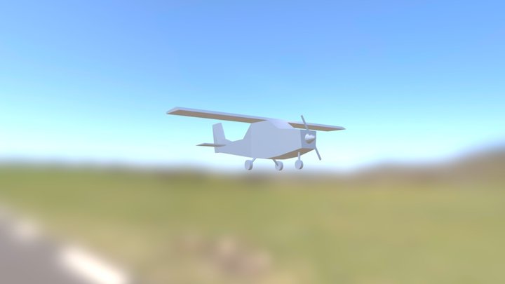 Cessna-Type aircraft 3D Model