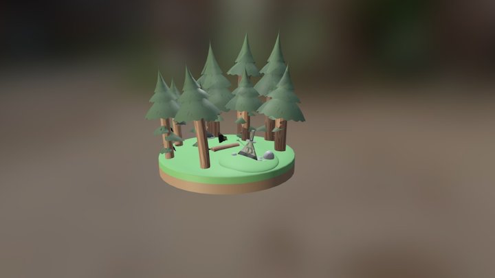 Forest Render Test 3D Model