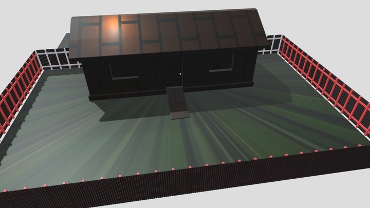 House To UV Map And Apply Procedural 2 3D Model