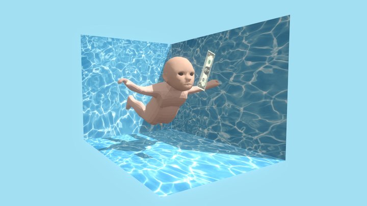 Nirvana 超脫樂團 Nevermind 從不介意 3D Model