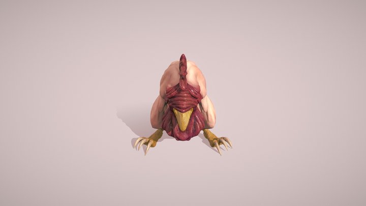 Rooster monster 3D Model